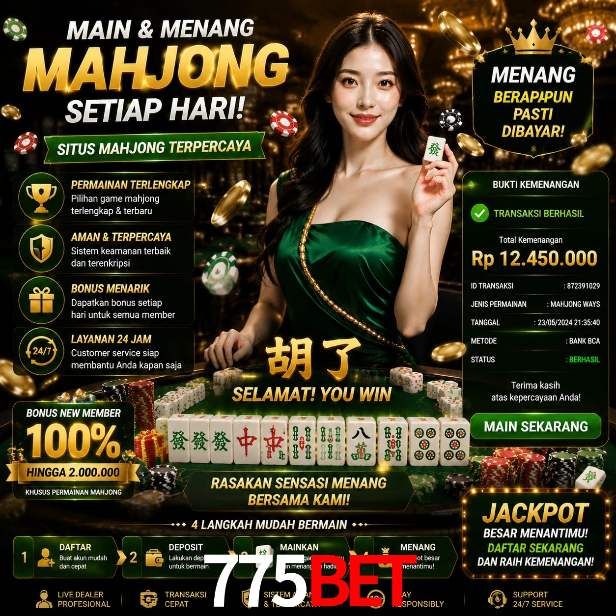 Ganhar e sacar na 775bet